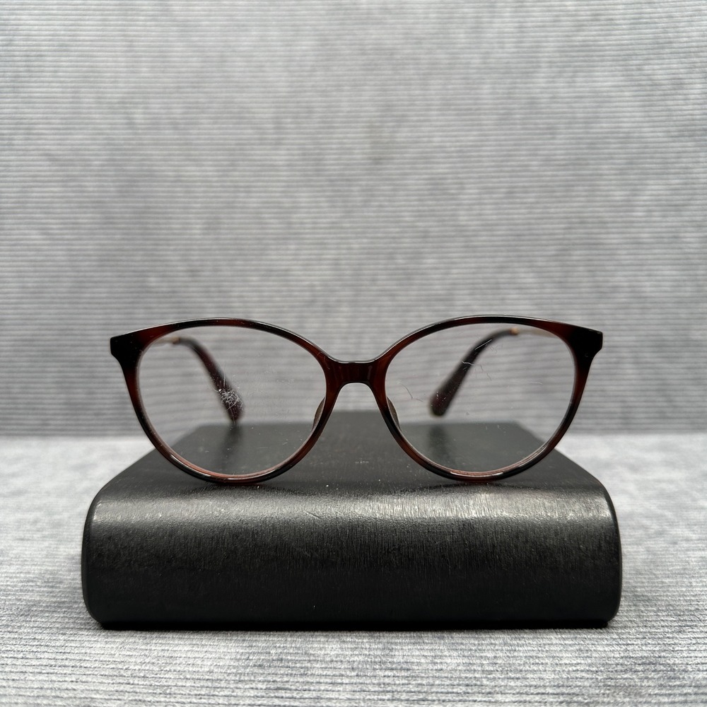 Max&Co. Tortoiseshell Cat Eye Y2K Eyeglasses Brown Gold Vintage 004148410030